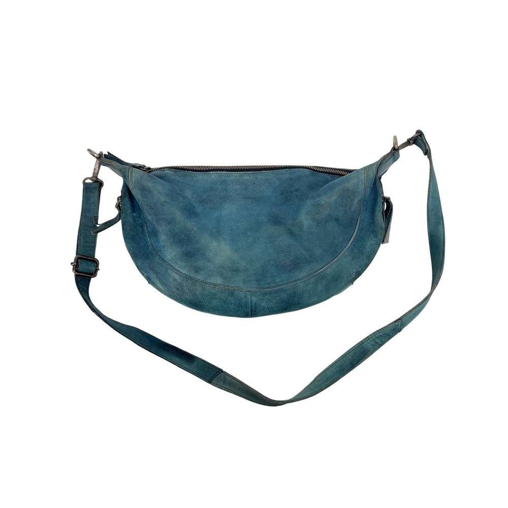 Teal Leather Latico Callie Crossbody Bag